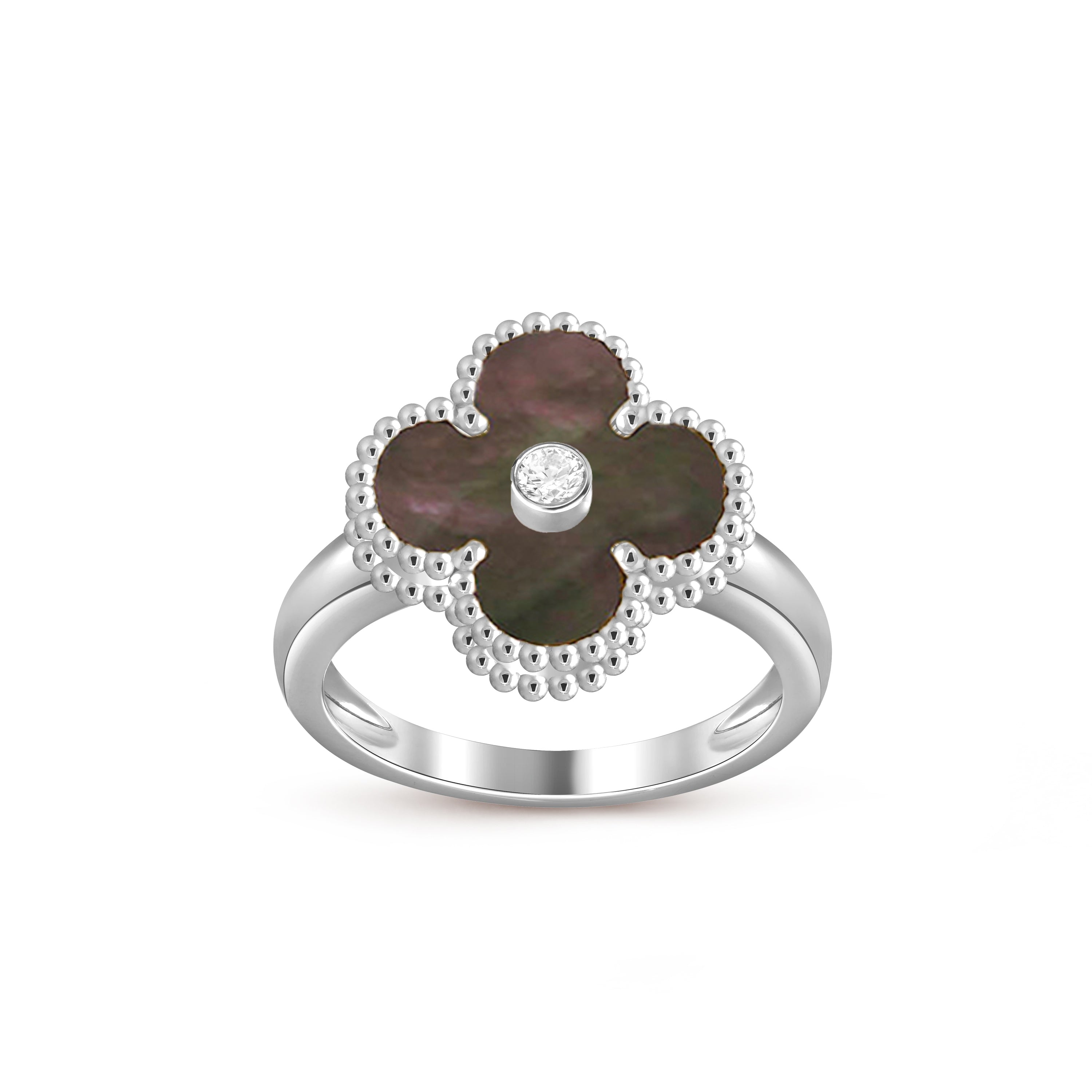 [Camiery]CLOVER SILVER DIOMND RING COLLECTION