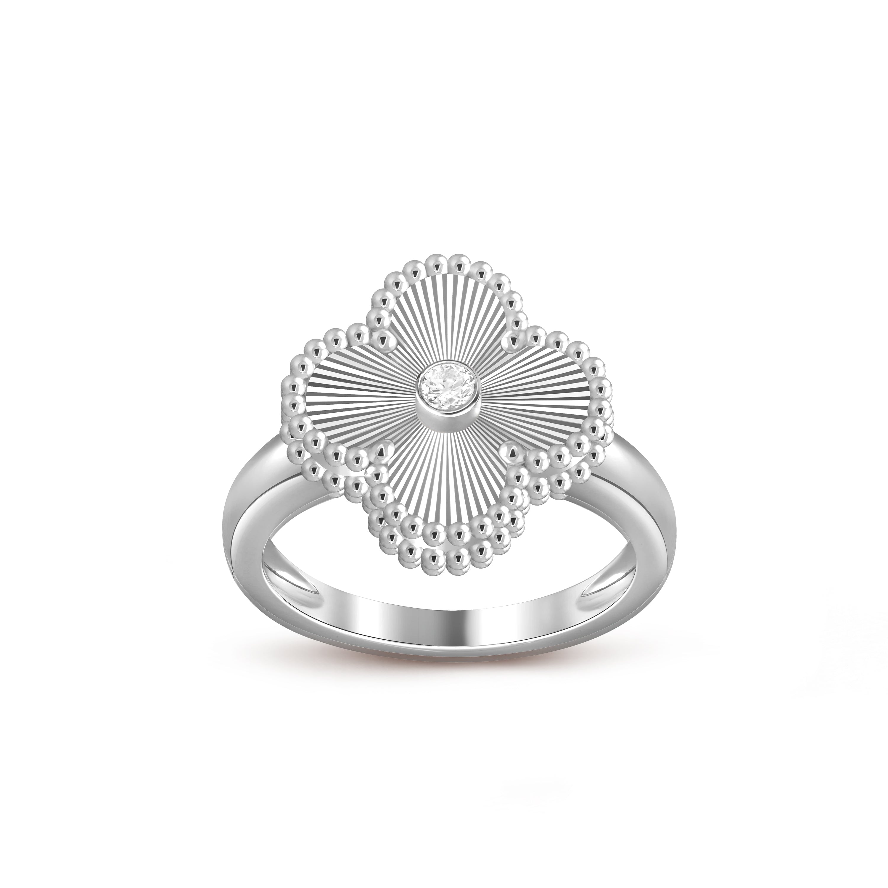 [Camiery]CLOVER SILVER DIOMND RING COLLECTION