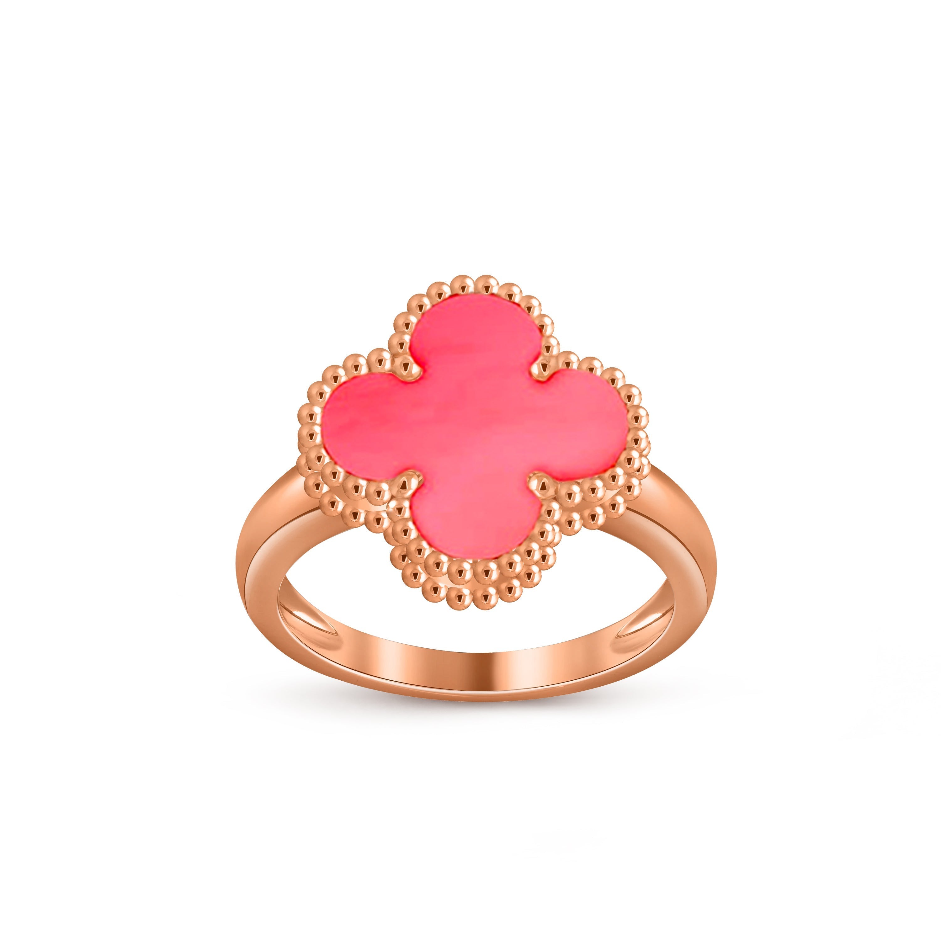 [Camiery]CLOVER RING ROSE GOLD COLLECTION