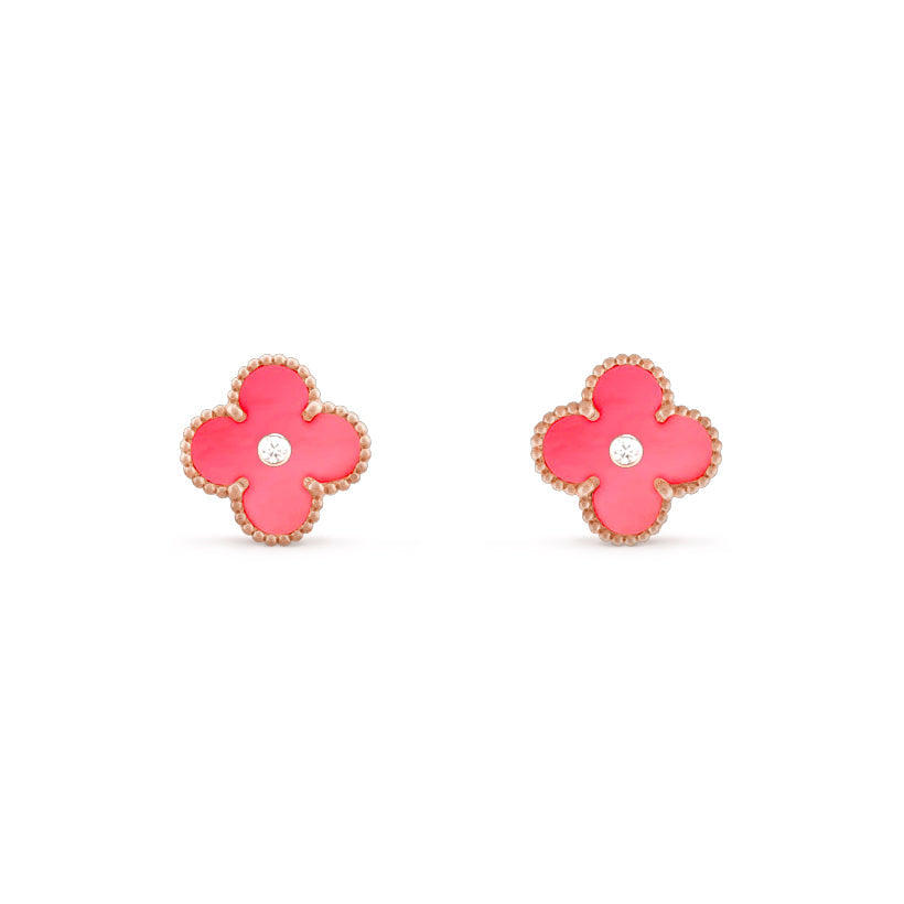 [Camiery]CLOVER  15MM DIAMOND EARRINGS COLLECTION