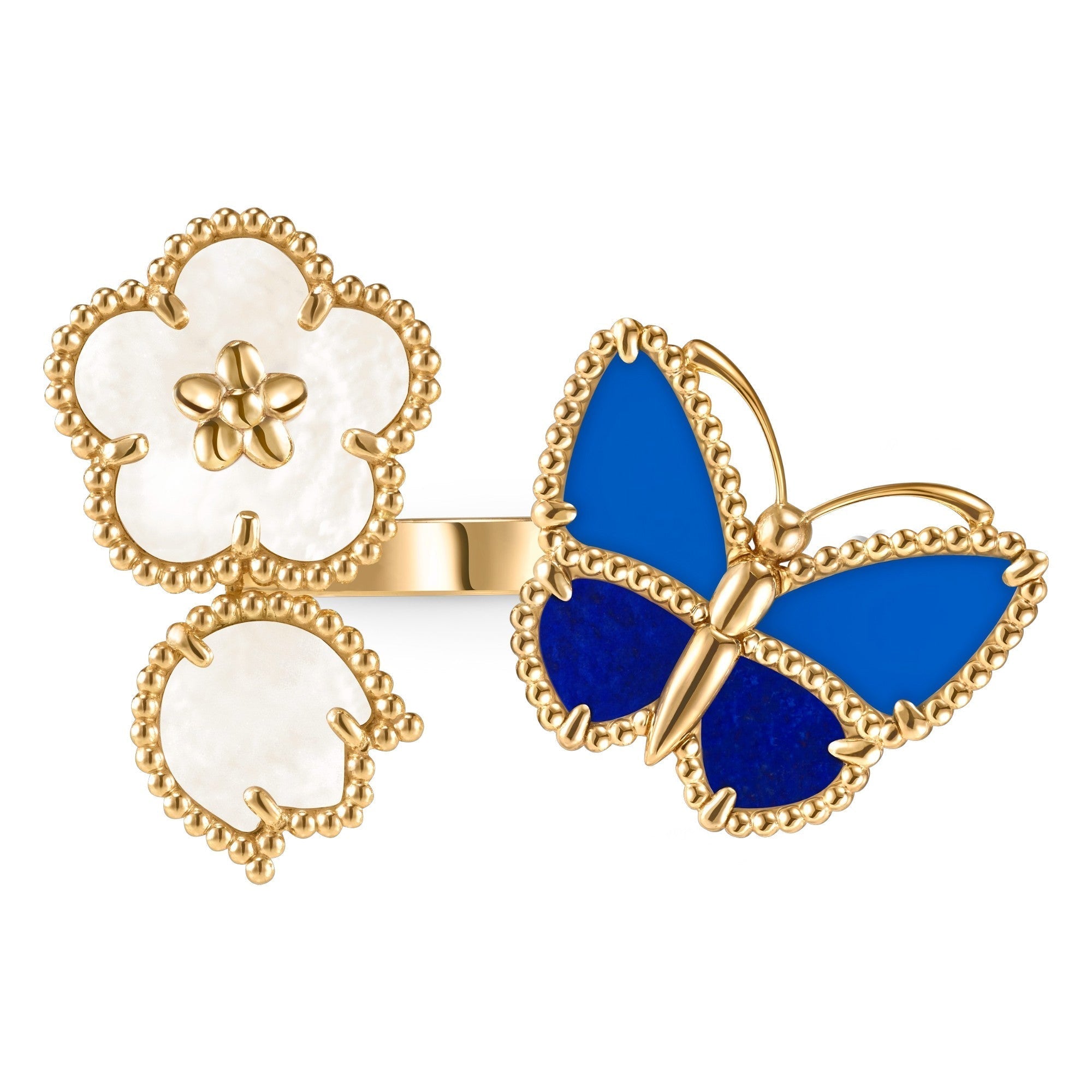 [Camiery] LUCKY SPRING BUTTERFLY OPEN-FACE RINGS