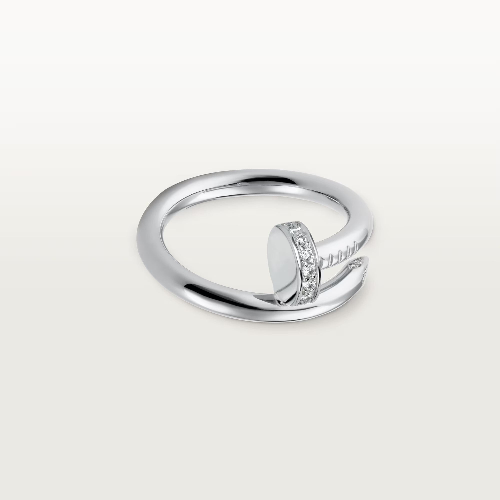 [Camiery] JUSTE RING 2.6MM HALF DIAMOND
