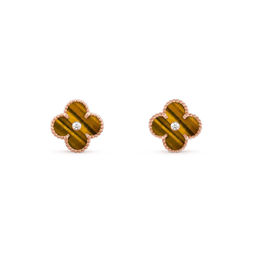 [Camiery]CLOVER  15MM DIAMOND EARRINGS COLLECTION