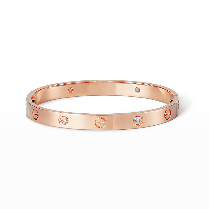 [Camiery] LOVE BRACELET 6.1MM 4 DIAMONDS