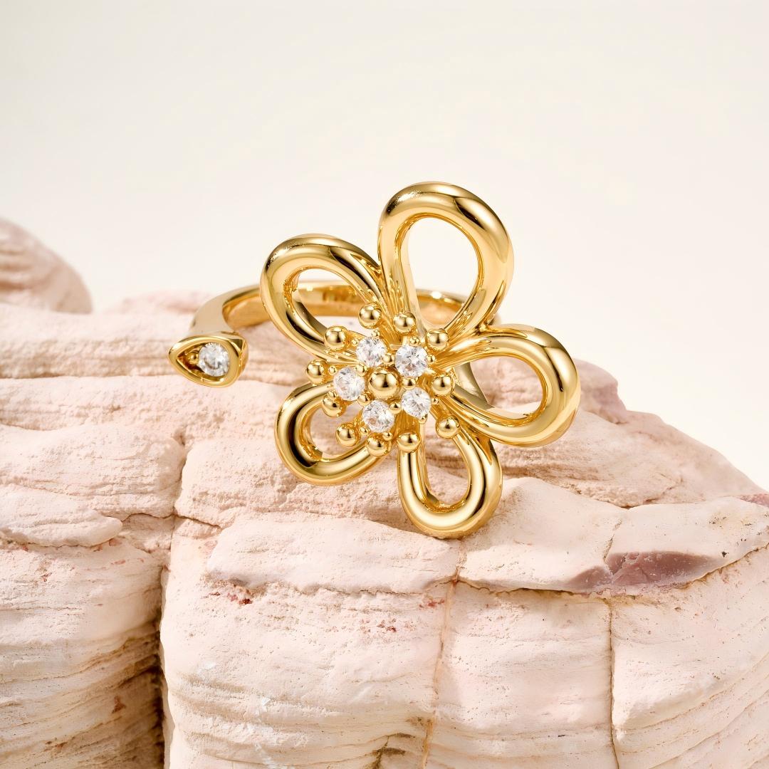 [Camiery] Flowerlace Between the Finger ring