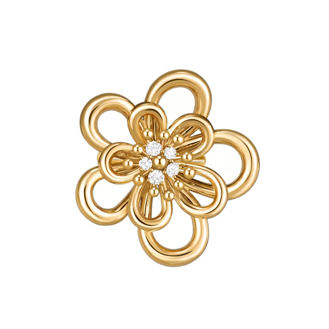[Camiery] Flowerlace Ring Diamond 5 stones