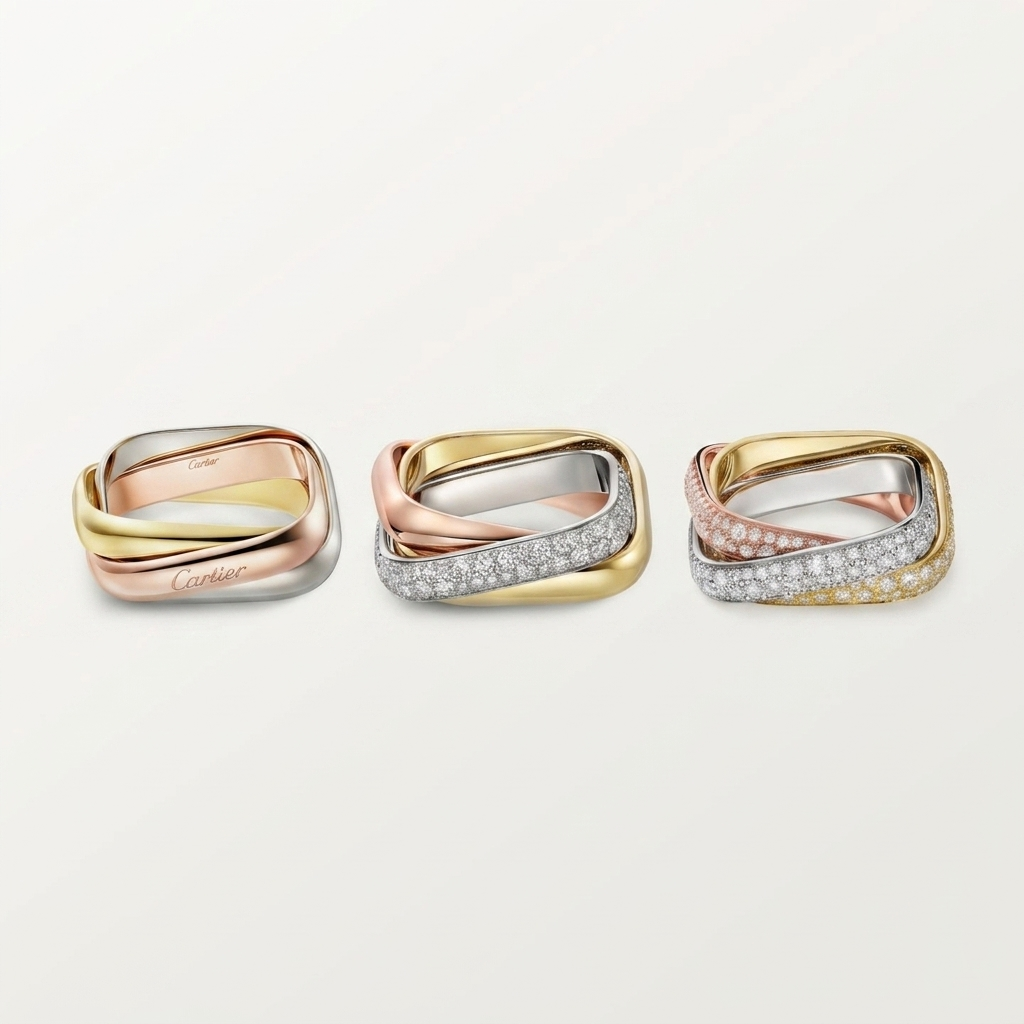 [Camiery] TRINITY 3.5MM CUSHION RING COLLECTION