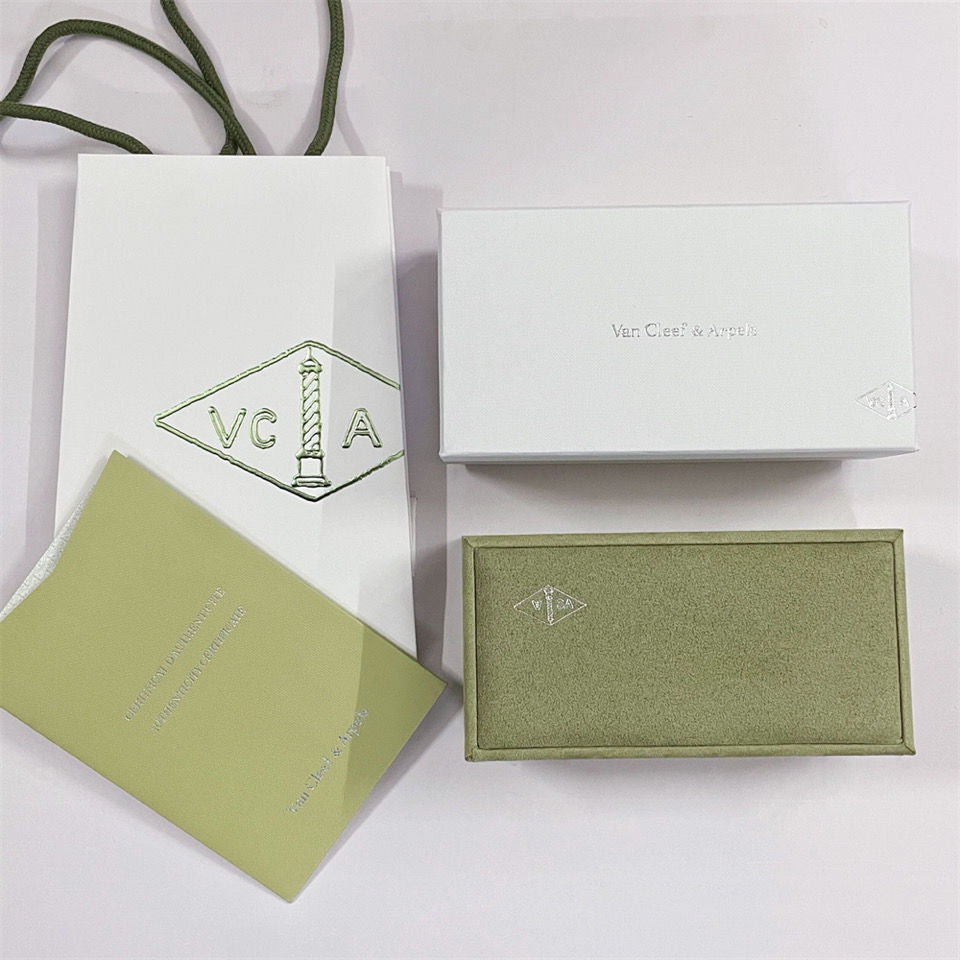 [CLOVER JEWELRY]VA CLOVER BRACELET NECKLACE RING BOX GIFT BAG