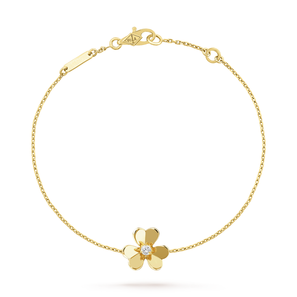 [Camiery]FRIVOLE GOLD FLOWER PINK MALACHITE BRACELET