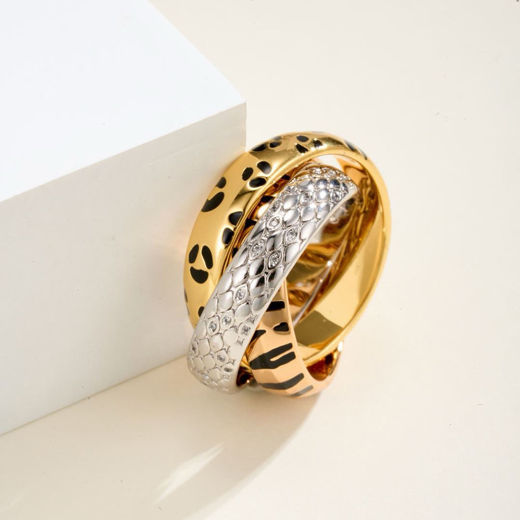 [Camiery] TRINITY  RING LEOPARD PRINT
