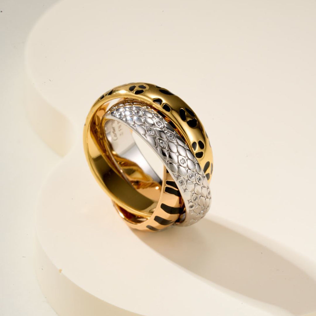 [Camiery] TRINITY  RING LEOPARD PRINT