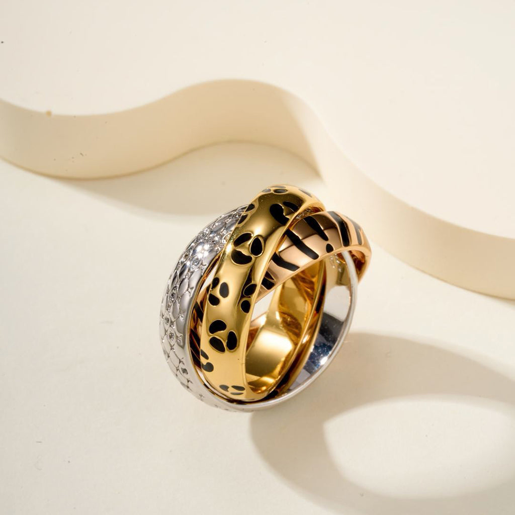 [Camiery] TRINITY  RING LEOPARD PRINT