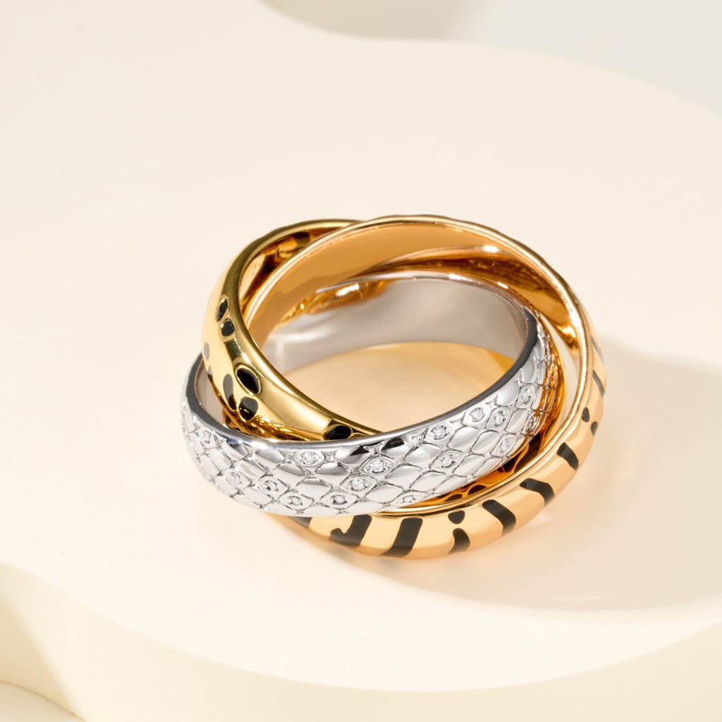 [Camiery] TRINITY  RING LEOPARD PRINT