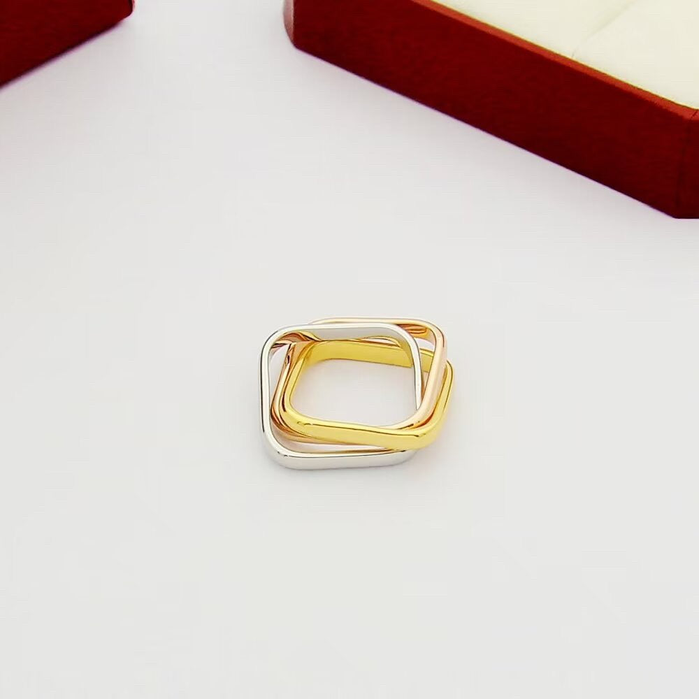 [Camiery] TRINITY 3.5MM CUSHION RING COLLECTION