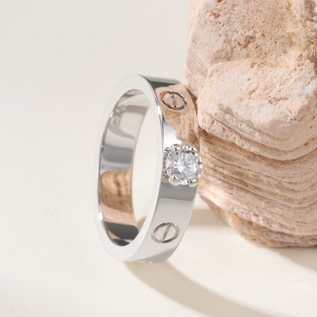 [Camiery] LOVE RING 3.6MM 1 BIG DIAMOND
