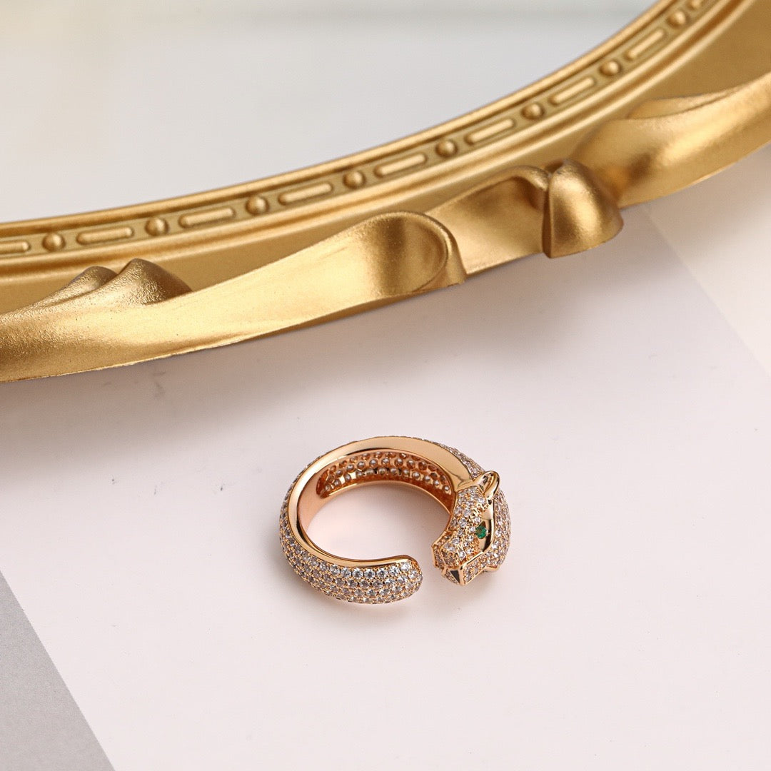 [Camiery] PANTHERE FULL DIAMOND SMALL RING