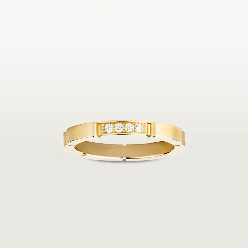 [Camiery] MAILLON PANTHERE 4 DIAMOND RING