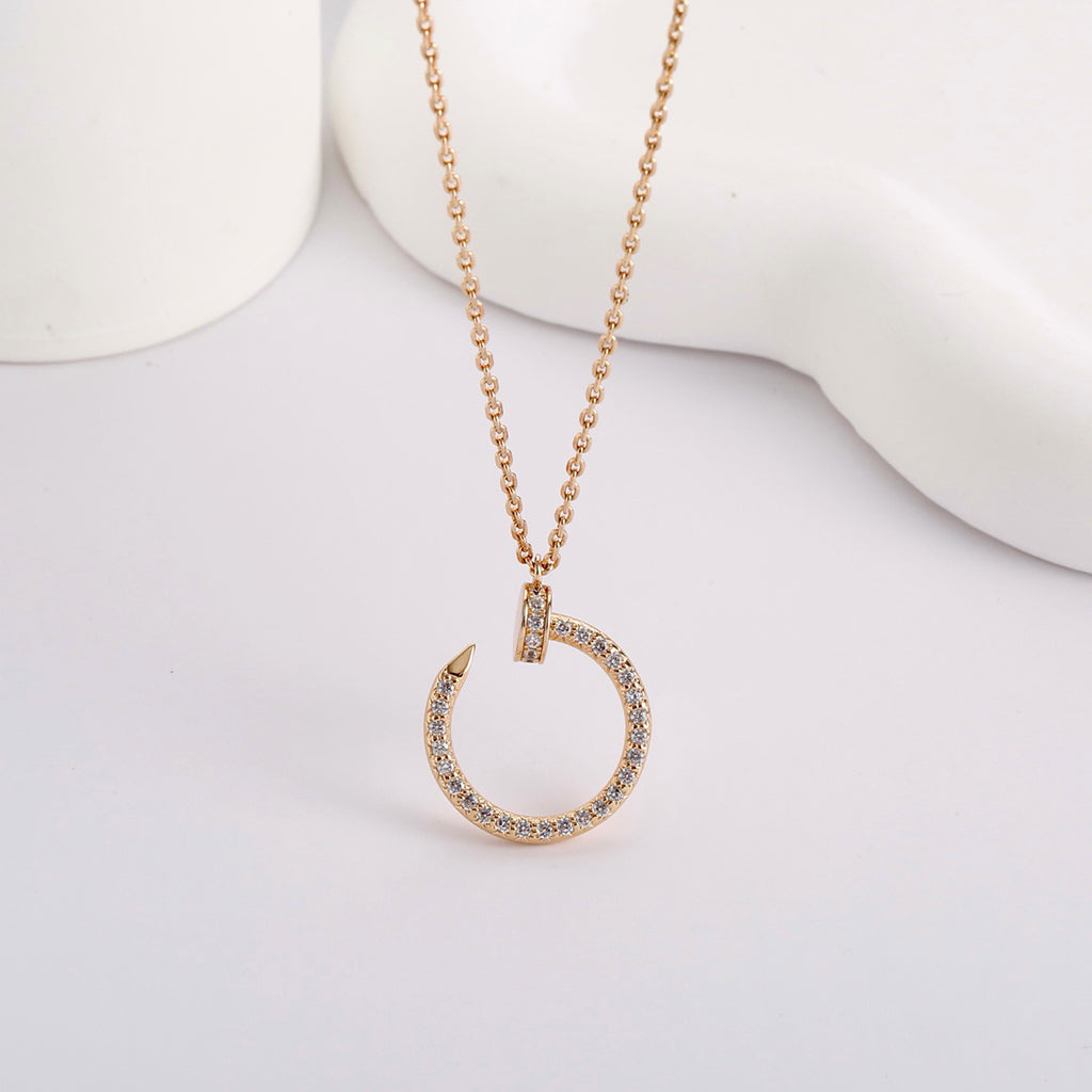 [Camiery] JUSTE NECKLACE FULL DIAMOND