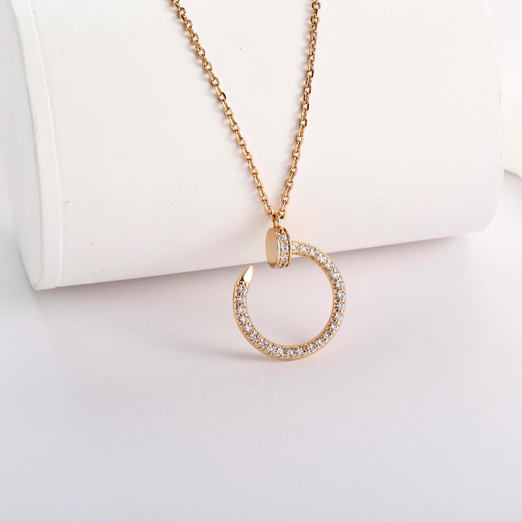 [Camiery] JUSTE NECKLACE FULL DIAMOND