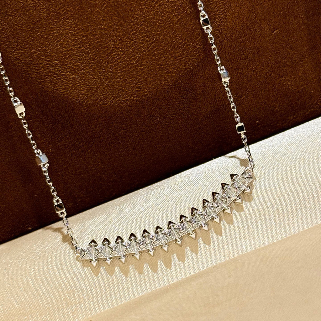 [Camiery] CLASH  SMALL FULL DIAMOND NECKLACE
