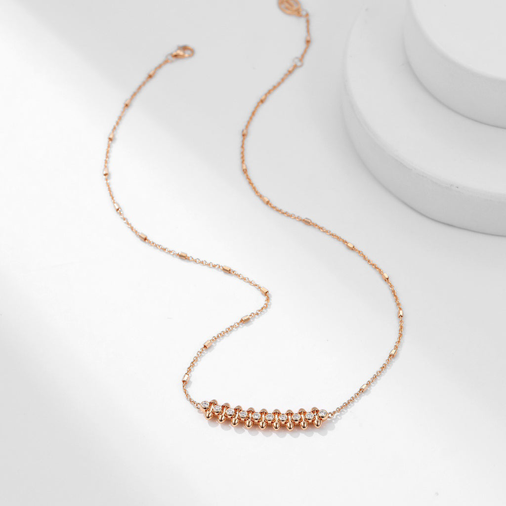 [Camiery] CLASH  MEDIUM DIAMOND NECKLACE