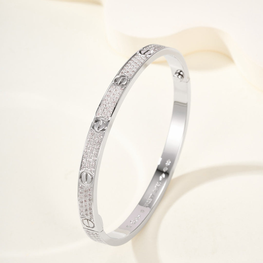 [Camiery] LOVE BRACELET 4.8MM DIAMOND-PAVED