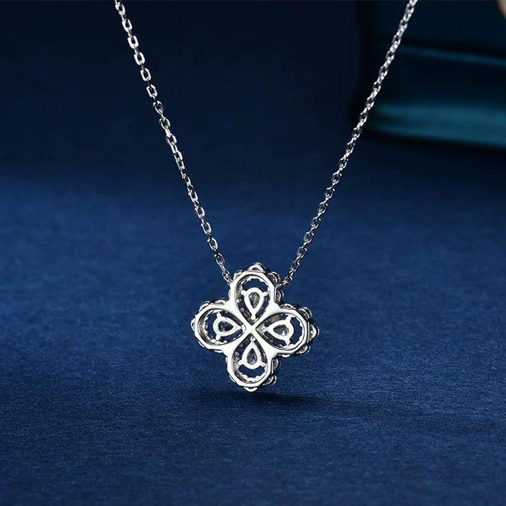 [Camiery]LOOP NECKLACE FULL MOTIF DIAMOND 16MM MULTIPLE COLORS