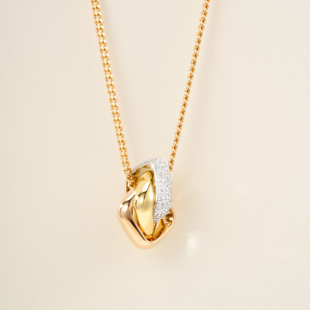 [Camiery] TRINITY CUSHION NECKLACE COLLECTION