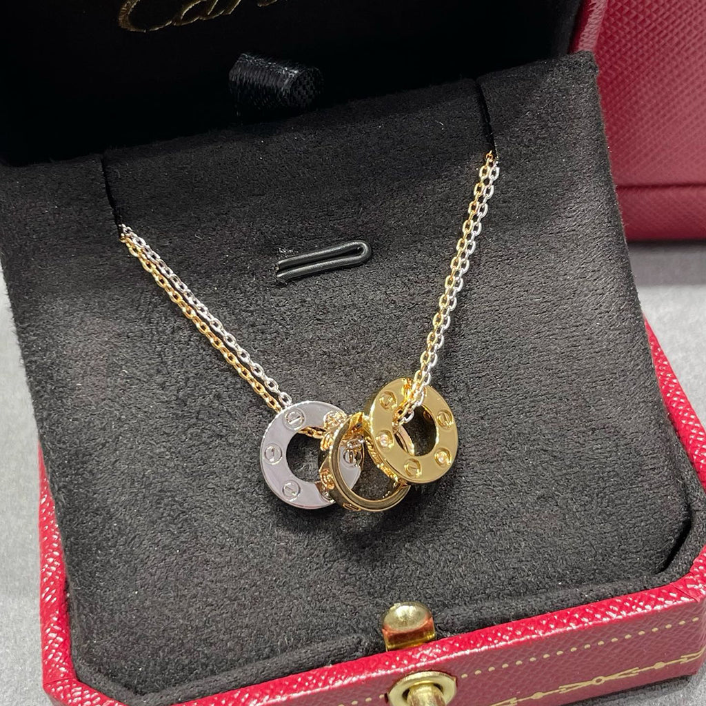 [Camiery] LOVE 6 DIAMOND PENDANT NECKLACE