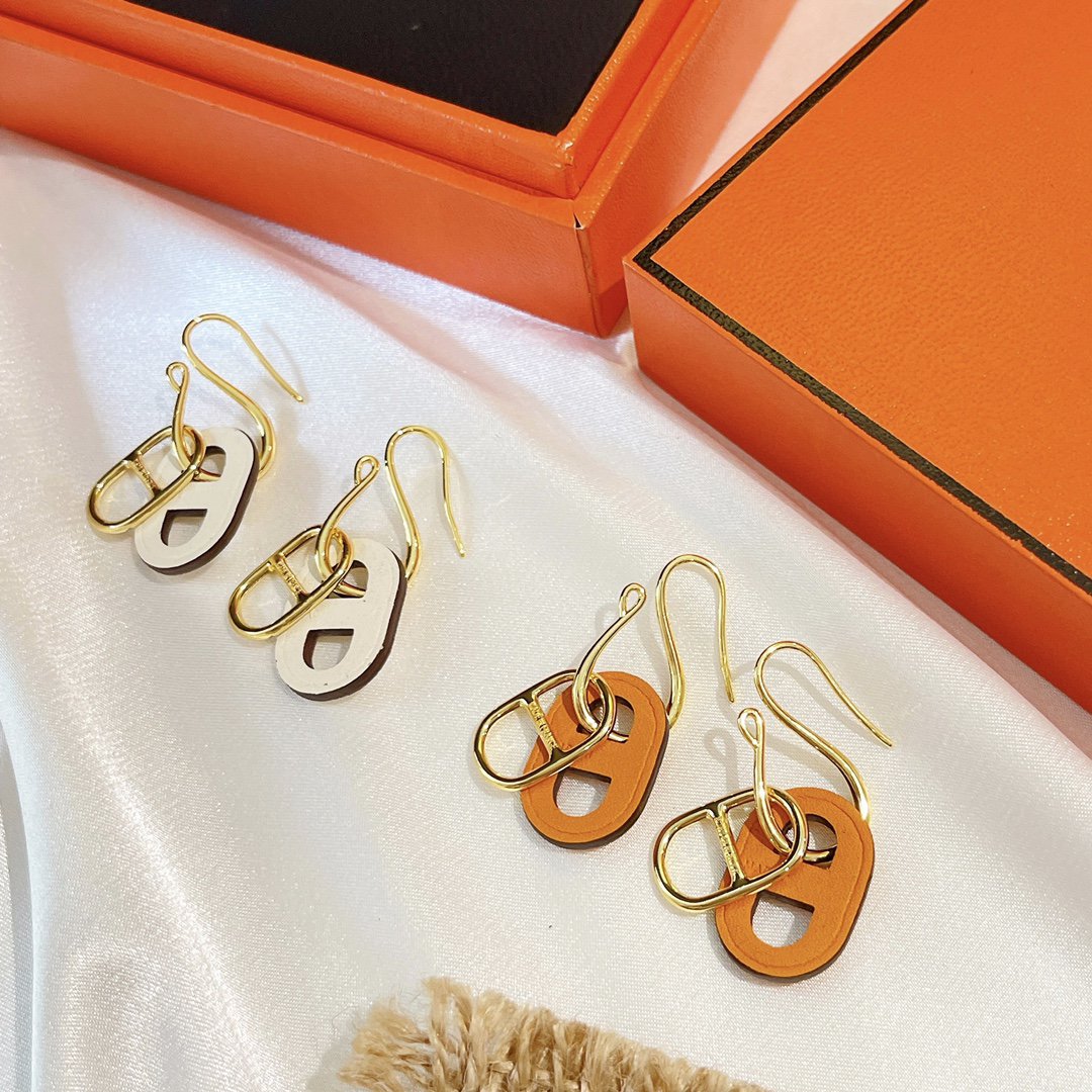[CLOVER JEWELRY]HM O'MAILLON GOLD EARRINGS