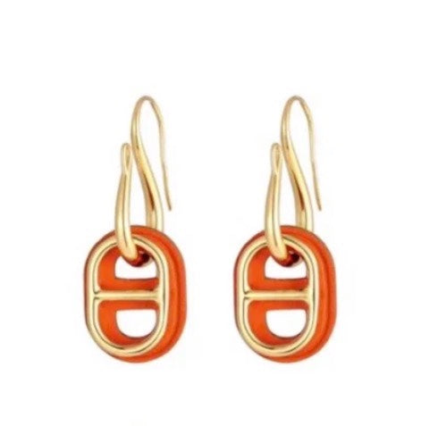 [CLOVER JEWELRY]HM O'MAILLON GOLD EARRINGS