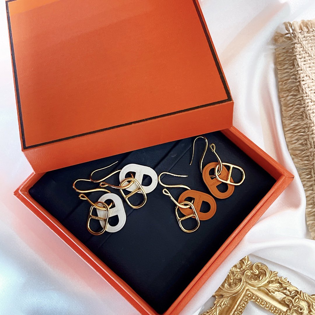 [CLOVER JEWELRY]HM O'MAILLON GOLD EARRINGS