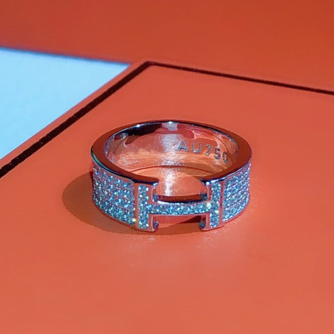 [CLOVER JEWELRY]H RING FULL DIAMOND