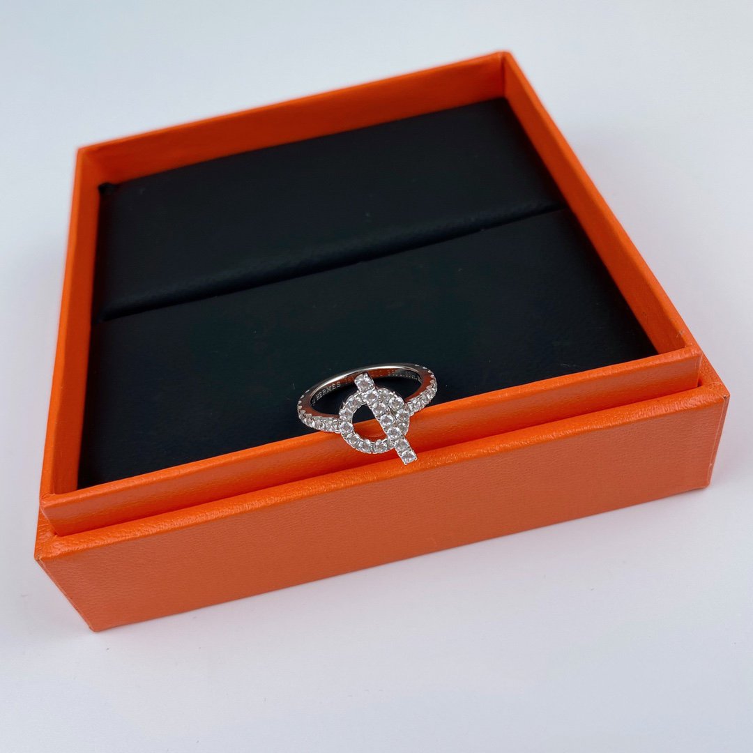 [CLOVER JEWELRY]ECHAPPEE RING SILVER DIAMOND
