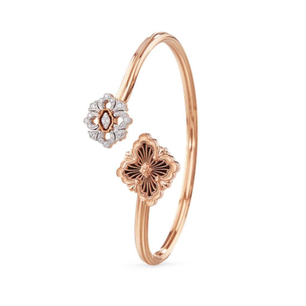 [Camiery] OPERA TULLE  GOLD BRACELET WITH ENAMEL BACKGROUND