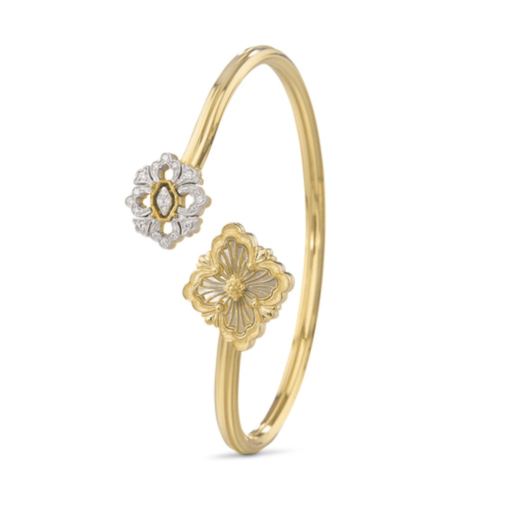 [Camiery] OPERA TULLE  GOLD BRACELET WITH ENAMEL BACKGROUND