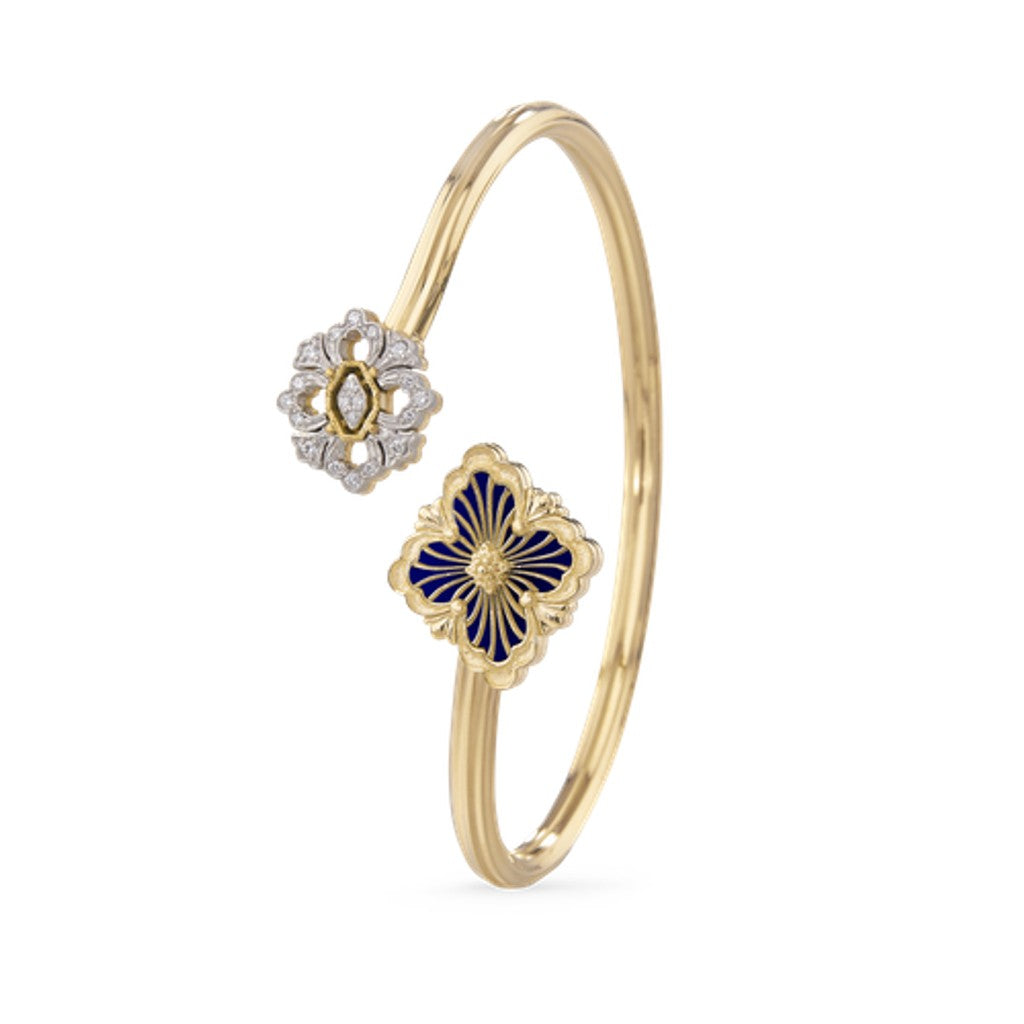 [Camiery] OPERA TULLE  GOLD BRACELET WITH ENAMEL BACKGROUND