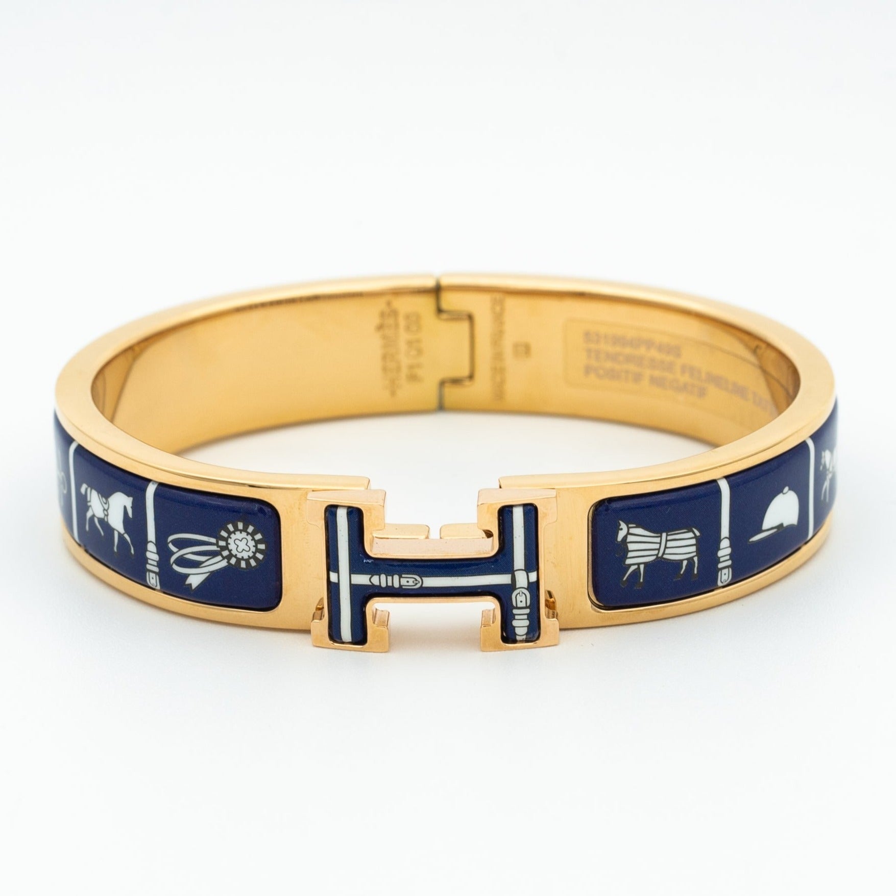 [Camiery]H BRACELET BLUE CERAMIC