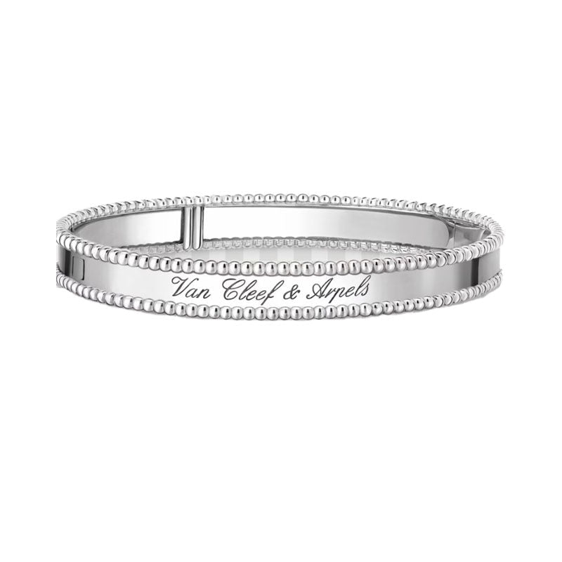 [Camiery]CLOVER PERLEE BRACELET SIGNATURE ENGRAVING SERIES