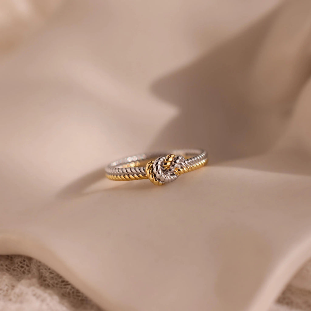 Mixed Metal Knot Ring