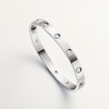 [Camiery] CT LOVE BRACELET 10DIAMOND 6.1MM WHITE GOLD