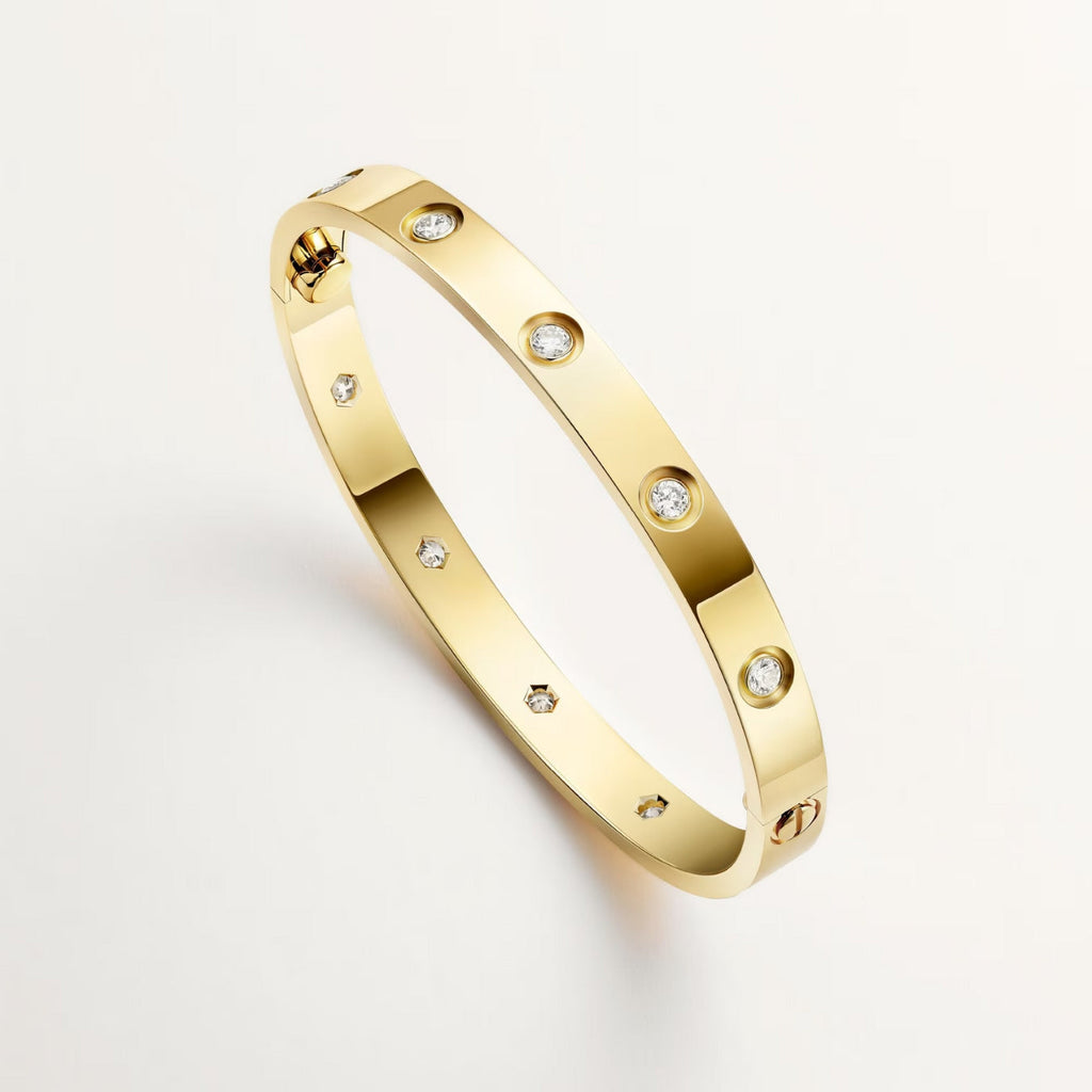 [Camiery] CT LOVE BRACELET 10DIAMOND 6.1MM GOLD