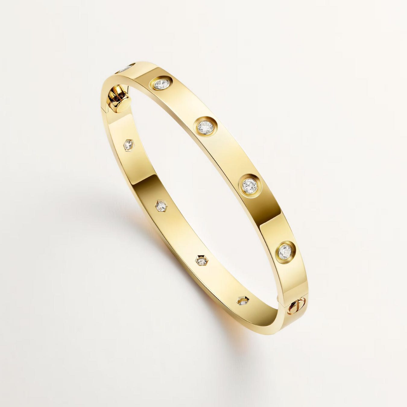 [Camiery] CT LOVE BRACELET 10DIAMOND 6.1MM GOLD