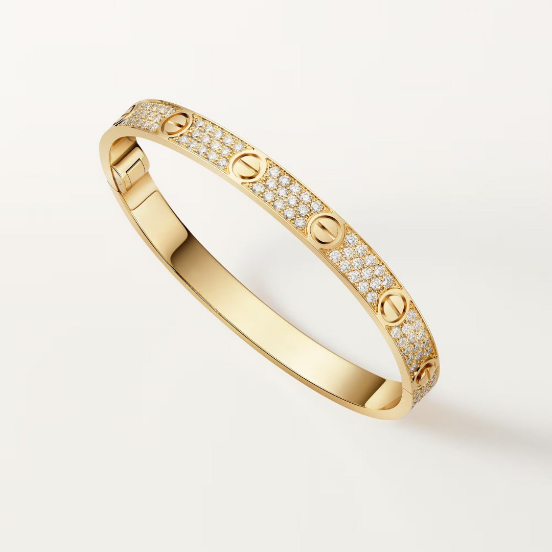 [Camiery] CT LOVE BRACELET FULL DIAMOND 6.1MM GOLD