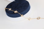 [CLOVER JEWELRY]LEAF CLOVER BRACELET