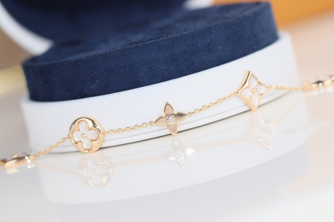 [CLOVER JEWELRY]LEAF CLOVER BRACELET