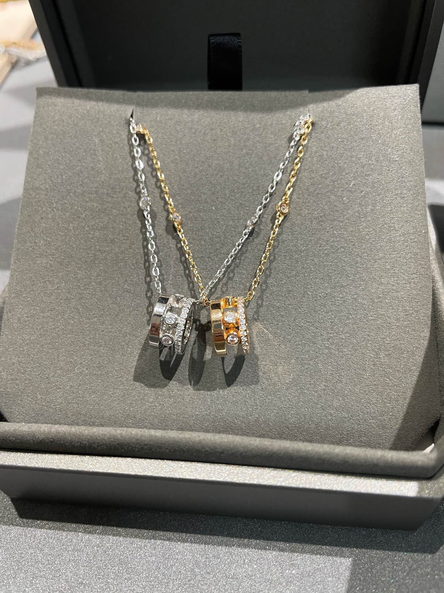 [Camiery]CHAIN MOVE ROMANE PEDAND NECKLACE