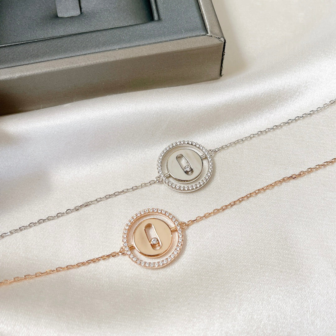 [Camiery]LUCKY MOVE PAVED DIAMOND BRACELET