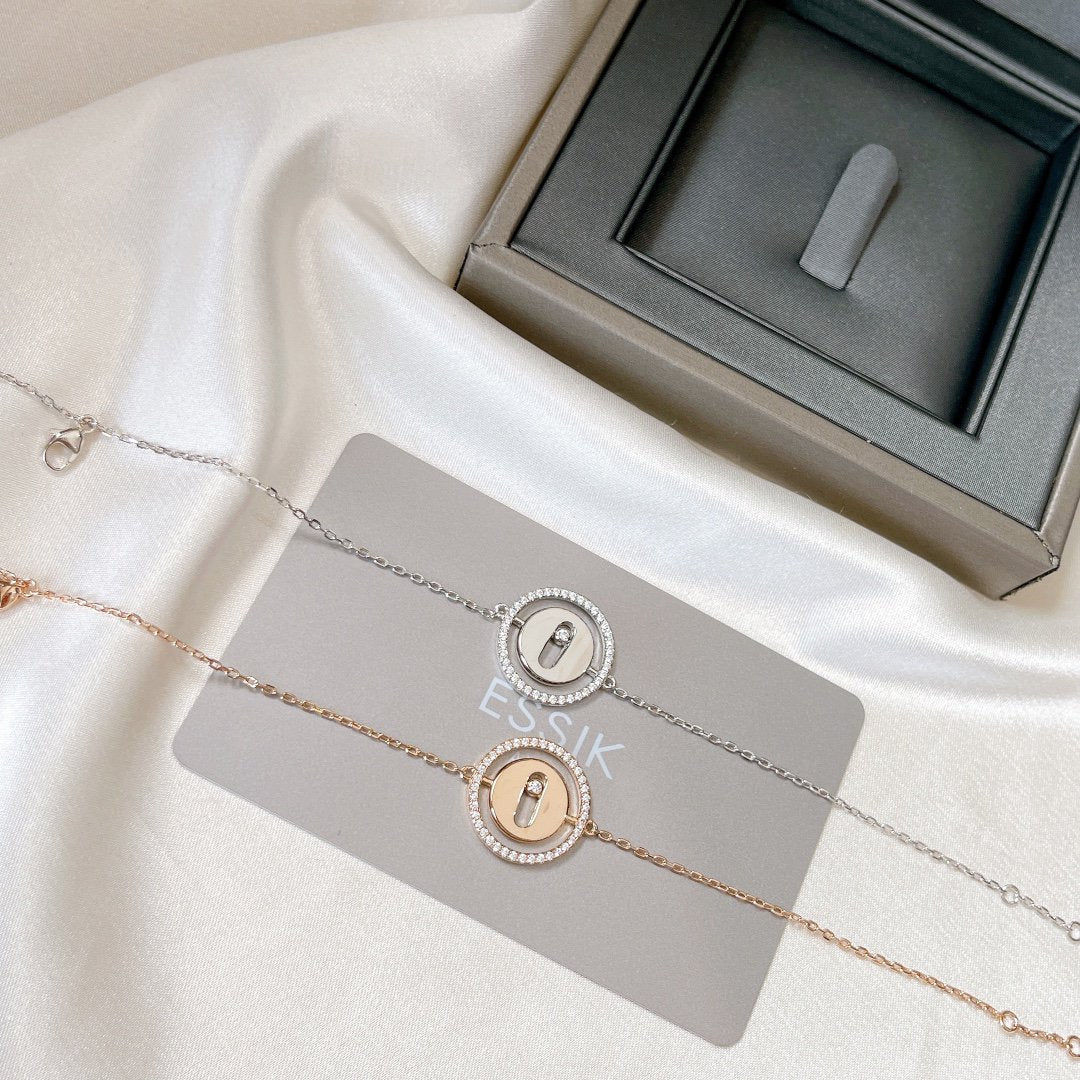 [Camiery]LUCKY MOVE PAVED DIAMOND BRACELET