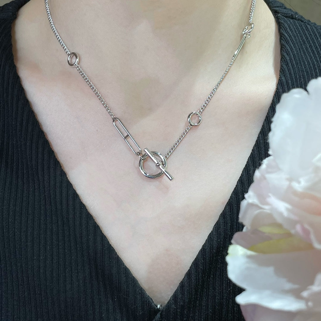 [CLOVER JEWELRY]HM STERLING CHAINE D'ANCRE HEART